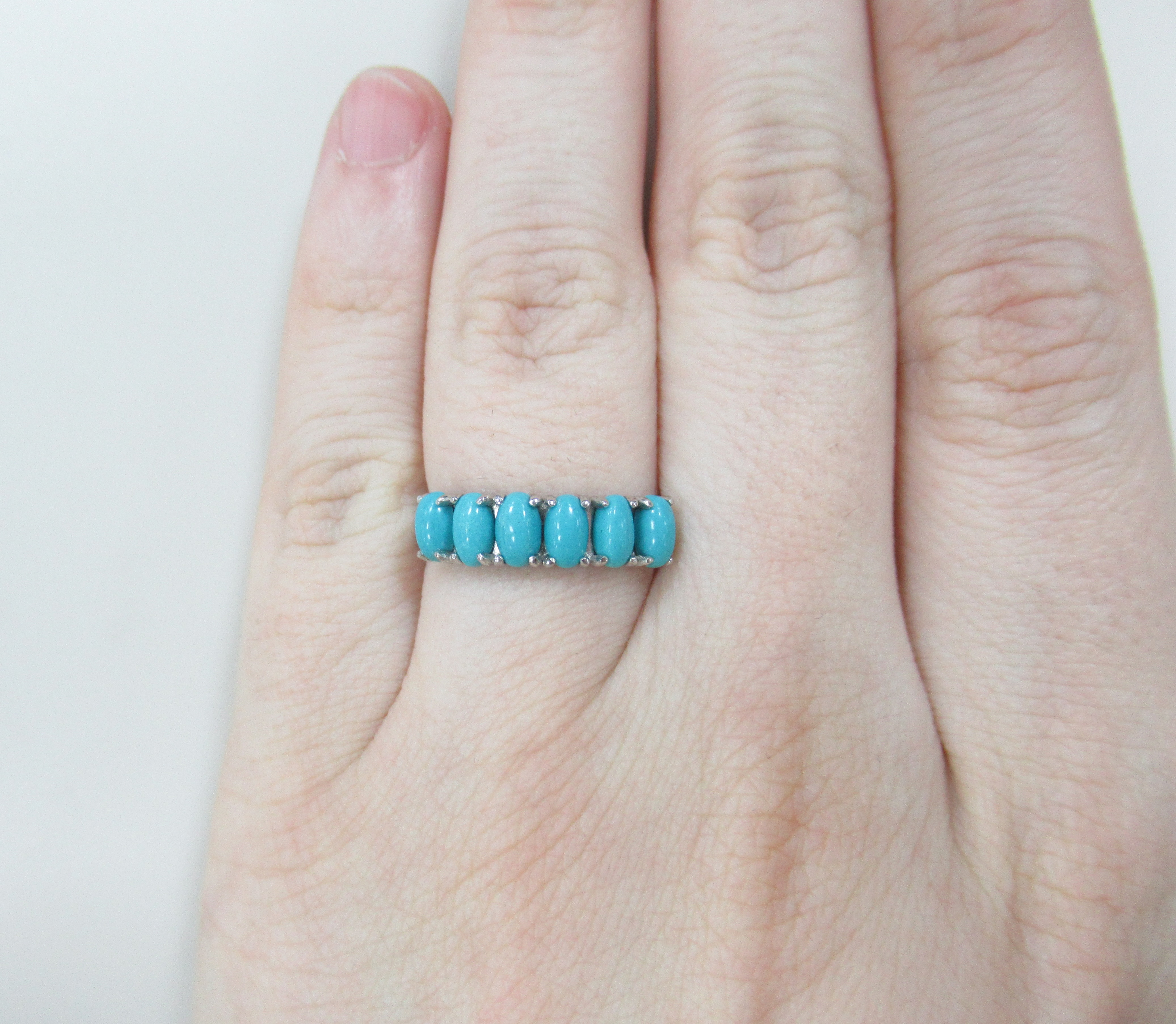 Серебряное кольцо с бирюзой